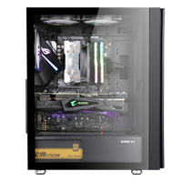 SAMA ATX Tower Gaming Pc case Tempered Glass Computer Case& Tower USB3.0 Pc Cabinet