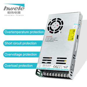 Siêu mỏng LRS-350-24 <span class=keywords><strong>Led</strong></span> điều khiển 350 Wát 24V 14.6a đầu ra kép chuyển mạch cung cấp điện cho MẠCH KÍN TV Máy Ảnh sản xuất - Product Image 2