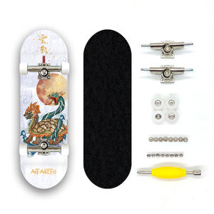 AILEFU New Ideas AM/<span class=keywords><strong>PRO</strong></span> Mini <span class=keywords><strong>Finger</strong></span> Skateboard complet 32mm 5 plis en érable, double rocker, étanche et écologique - Product Image 4