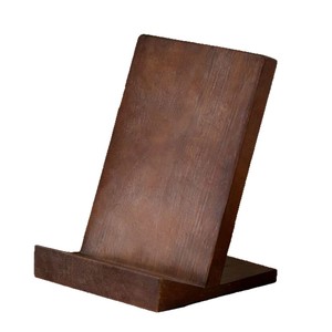 Zhongda Wooden Bookend 200x200x300mm Desktop <b>Stand</b> <b>For</b> Books And <b>Tablets</b> Simple Study Decoration - Product Image 5