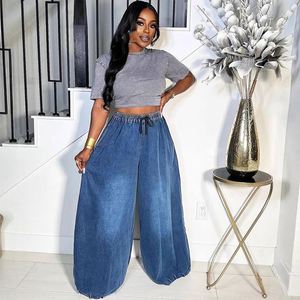 Jeans Denim Neri a Vita Alta, Gamba Larga, Stile Boyfriend, Baggy, Modello Mom Personalizzati - Product Image 5