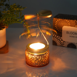Set di scatole regalo per candele rotanti dorate a forma di candela profumata decorativa regalo di vendita calda - Product Image 5