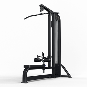Commercial Pin Loaded Lat Pulldown Selectorized Steel Cable <b>Machine</b> Dual Back Chest Trainer Gym Equipment - Product Image 1