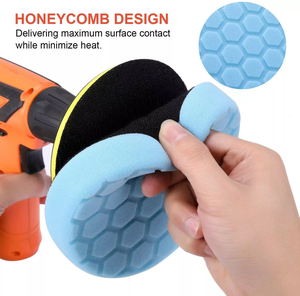 5ชิ้นแผ่นขัดรถ5นิ้วชุดโฟมขัดแว็กซ์ชุดบัฟเฟอร์ขัดล้อขัด - Product Image 5