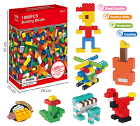 Bloques de Construcción de Plástico ABS de Alta Calidad, Juguete de Construcción para Niños, Compatible con Todos los Bloques, 1000 Piezas, Bloques de Construcción Clásicos MOC