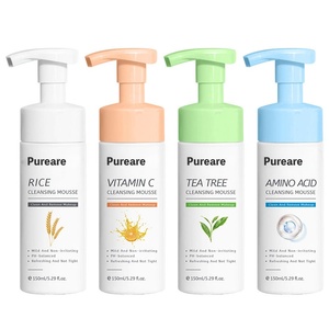 <span class=keywords><strong>Espuma</strong></span> de limpieza de arroz hidratante OEM <span class=keywords><strong>con</strong></span> ácido hialurónico vitamina C perla de té verde para aclarar para uso <span class=keywords><strong>facial</strong></span> - Product Image 1