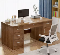 Verrouillable bureau maison ordinateur bureau Simple établi avec tiroir bureau personnel bureau bureau et chaise combinaison en gros