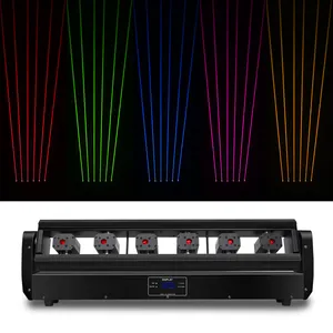 Diskon besar lampu panggung pesta Laser penuh warna Rgb Mu