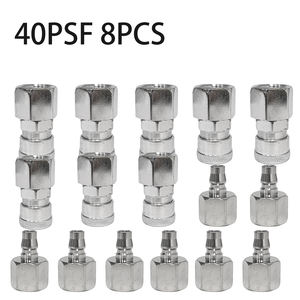 Self-Locking <b>Quick</b> Male Female <b>Connector</b> PSF20 Air Compressor Air Pipe Type C Plug Pneumatic Fitting Carbon Steel - Product Image 3