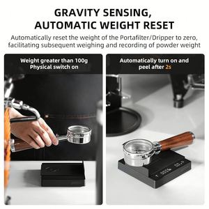 Balance intelligente 2 kg 0,1 g, mini outil de mesure pour café et corps, recharge USB électrique avec écran numérique et plateau pour cuisine - Product Image 3