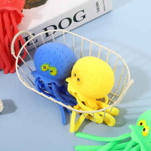 Spugna d'acqua 2024 che spruzza nuoto spremuta giocattolo TPR ippopotamo globefish meduse fidget giocattoli per bambini - Product Image 4