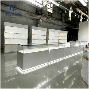 Vetrina Espositiva di Alta Gamma per Gioielli e Profumi, Espositore Bianco per Orologi e Gioielli per Showroom - Product Image 5