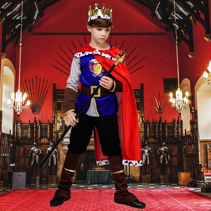 <span class=keywords><strong>Costume</strong></span> d'halloween pour garçons, <span class=keywords><strong>Costume</strong></span> de princesse médiéval, pour noël et enfant, belle tenue de princesse - Product Image 3