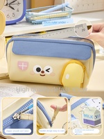 2025 nouvelle grande valeur Ins Style grande capacité multi-couche porte-crayon maison mignon stockage crayon sac pour Junior lycée crayon