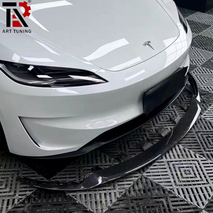 สปอยเลอร์หน้าคาร์บอนไฟเบอร์สำหรับ <span class=keywords><strong>Tesla</strong></span> Model <span class=keywords><strong>3</strong></span> Highland 2024+ และ <span class=keywords><strong>Performance</strong></span>, ผิวเงา, ติดตั้งได้โดยตรง - Product Image 5