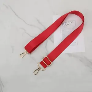 Gran oferta, correas de hombro para bolso con logotipo personalizado de tela ajustable de 38mm de ancho para bolsos de cuero, correa de cincha - Product Image 4