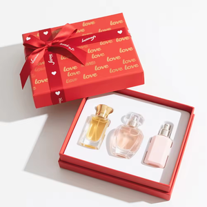 Perfume árabe con logotipo personalizado, caja de regalo de cartón de lujo, botella de vidrio de 10 ml y 50 ml, caja de regalo deslizante con papel de regalo. - Product Image 3