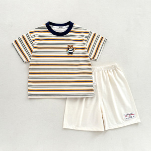 Conjunto <span class=keywords><strong>de</strong></span> manga corta para niños, algodón puro, verano, pantalones cortos para bebés, ropa <span class=keywords><strong>de</strong></span> verano para niños, camiseta <span class=keywords><strong>de</strong></span> <span class=keywords><strong>muñeca</strong></span> para niñas, ropa para niños - Product Image 2