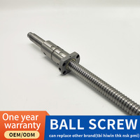 Tornillo de Bolas C1 C2 C3 C5 C7, Rodamiento Lineal de Doble Tuerca, Tornillo de Bolas de Acero DFU1605 SFU1610 SFU1605 con Juego Completo de Tuercas y Tornillos