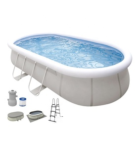 <span class=keywords><strong>Piscine</strong></span> Avenli de 17449, 18 pieds, grise, 5,40 m x 3,04 m x 1,06 m, grande <span class=keywords><strong>piscine</strong></span> familiale, structure en acier - Product Image 1