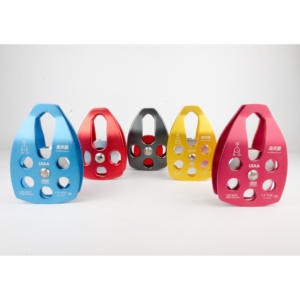 Vendita calda personalizzata arrampicata 30KN leggero salvataggio puleggia in alluminio puleggia singola - Product Image 4