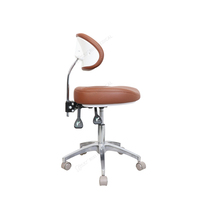 Mobilier dentaire Chaise d'assistant de médecin de laboratoire Tabouret mobile chirurgical d'infirmière de dentiste