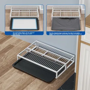 दराज प्रकार के सरल पर्यावरण के अनुकूल धातु पालतू शौचालय एकीकृत इनडोर कुत्तों/बिल्लियों के लिए एकीकृत-बड़े/मध्यम - Product Image 4