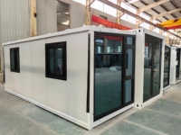 Maison préfabriquée extensible étanche de 20 pieds ou 40 pieds, villa de luxe à 5 chambres, maison portable de luxe, Casas Prefabricadas