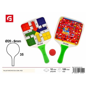 Paddle Oca Parchis ambientate in giochi di rete per divertimento