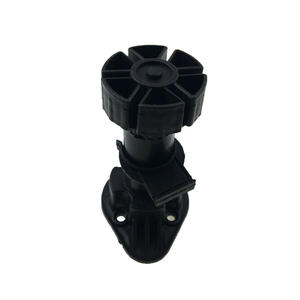 Pieds réglables pour armoires-Pieds de sol réglables en plastique ABS Pieds de support pour armoires de canapé - Product Image 2