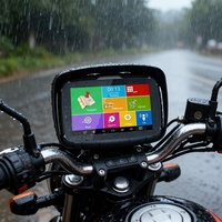 Navigateur GPS Android 5 pouces, écran tactile, étanche IP67, visionneuse de photos, lecteur MP3, carte d'Amérique du Sud, 8 Go de mémoire flash, système de navigation 1 an