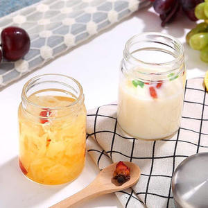 Caliente alto vidrio de borosilicato 100ml 150ml tamaño pequeño forma redonda comestible Nido de Pájaro tónico tarro de vidrio con tapa inoxidable - Product Image 3