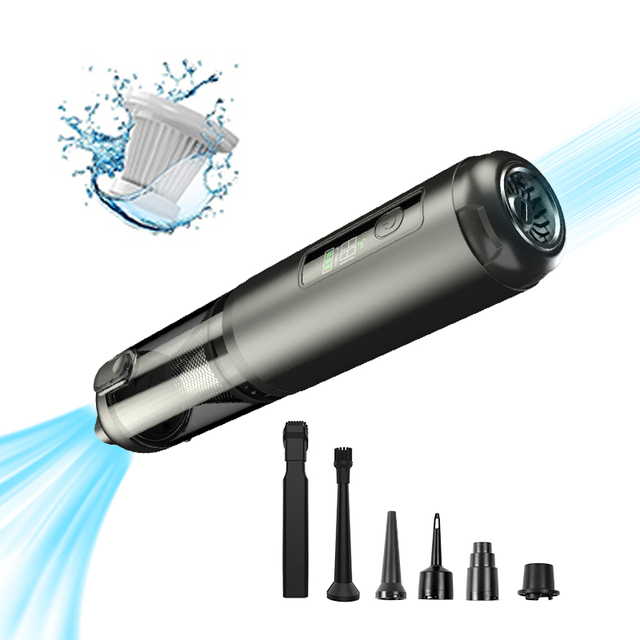 High Power Handheld Vacuum Cleaner Strong Suction Rechargeable Vacuum Cleaner for Home Car Office Cleaning