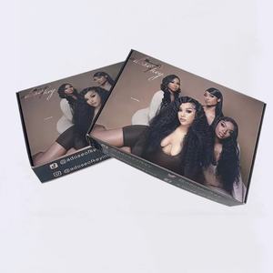 Cajas de cartón corrugado para el cuidado de la piel, set de cosméticos de color negro - Product Image 6