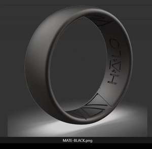 Cincin jari silikon dua warna kustom hadiah pernikahan silikon dua warna cincin silikon - Product Image 4