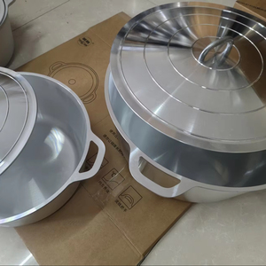 Ollas de aluminio fundido de alta resistencia, nuevas y populares, para cocinar, sopas, vapor, guisos y estofados. - Product Image 1