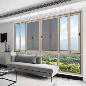 Fenêtres et portes coulissantes horizontales modernes, cadre en alliage d'aluminium, <span class=keywords><strong>double</strong></span> <span class=keywords><strong>vitrage</strong></span>, insonorisées, garantie 5 ans - Product Image 5
