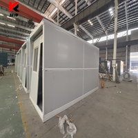 Maison préfabriquée pliable à prix abordable, petite maison à 2 étages, prête à l'emploi, mini-villa de luxe modulaire avec chambre à coucher