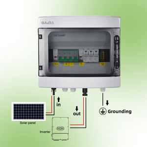 Dc 1000V không thấm nước panel năng lượng mặt trời Combiner Box 1-in-1-out ABS + nhựa PV Hộp nối - Product Image 5