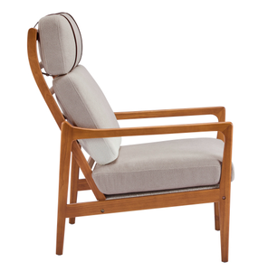 Fauteuil inclinable de loisirs en bois et tissu pour balcon d'hôtel, directement de l'usine Accent Home Furniture, idéal pour salon - Product Image 6