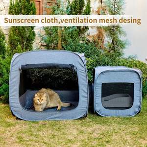 Draagbare Snelopenende Multi-Space Inklapbare Hondenkratten Voor Kleine Honden Puppy Box - Product Image 2