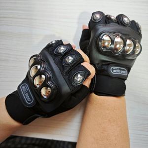 Anti-fall Wear-resistant Stainless Steel Hard-shell Outdoor Five-finger Self-defense Tactical <b>Gloves</b> Anti- Touch Screen - Product Image 1