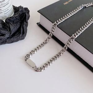 Цепочка из нержавеющей стали в стиле кубинской цепи, хип-хоп, с покрытием из 18-каратного золота, модная кубинская цепь-колье - Product Image 6