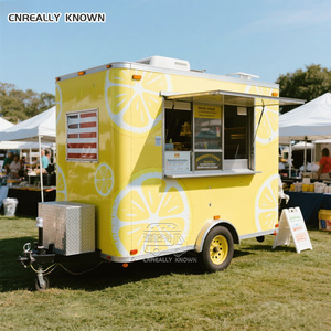OEM Hot Dog Concession <b>Trailers</b> Fast Kiosk <b>Mobile</b> Van Kitchen Coffee <b>Trailer</b> <b>Restaurant</b> Food Car - Product Image 2