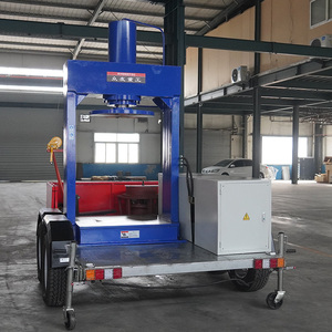 100 tonnes 160 tonnes <span class=keywords><strong>presse</strong></span> à pneus mobile pour chariot élévateur montage de pression de pneu solide démontage avec 8-20 moules bras de levage manuel - Product Image 5