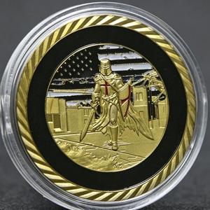 Moneda Conmemorativa Personalizada de Colección de Caballero Guardián, de Aleación de Zinc 3D en Relieve, Tamaño Personalizado, Venta al por Mayor - Product Image 6