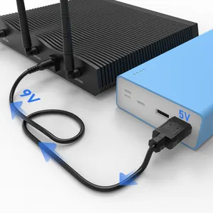 Kabel Step Up pasokan Tiongkok untuk router wifi konverter USB 5V ke 9V daya Step Up Usb