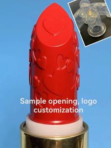 بيع بالجملة أحمر الشفاه سيليكون بيع المصنع الحب أحمر الشفاه سيليكون ملء العفن أنبوب ديي اليدوية مستحضرات التجميل أحمر القلب أحمر الشفاه العفن - Product Image 2