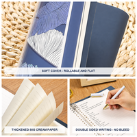 Lot de 60 feuilles transparentes A5 en TPU pour classeur à anneaux, avec logo personnalisé, pages lignées et bouton-pression métallique – Vente en gros
