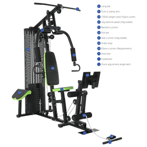 Macchina Fitness Multifunzione da Palestra per Allenamento Indoor Attrezzatura in Acciaio Stazione Esercizi Multi Palestra Macchinario per la Forza - Product Image 5